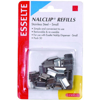 ESSELTE NALCLIP REFILLS Small St/Steel Pack of 50