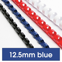 REXEL BINDING COMB 12mm 95 Sheet Capacity  Blue Pack of 100