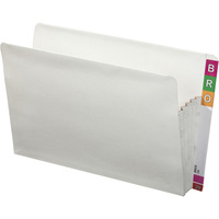 AVERY LATERAL NOTES WALLET Concertina White Box of 25