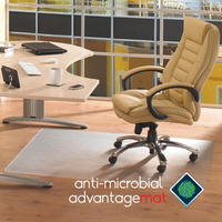 FLOORTEX ANTI-MICROBIAL Chairmat 1200mm x 1500mm Hard Floor