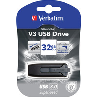 VERBATIM STORE N GO Version 3 V3 Flash / USB Drive 32gb Grey