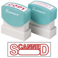 XSTAMPER STAMP CX-BN 1197 SCANNED/DATE RED