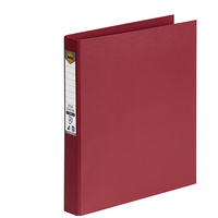 MARBIG RING BINDER A4 2D Ring 25mm Deep Red
