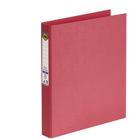 MARBIG RING BINDER A4 2D Ring 25mm Coral
