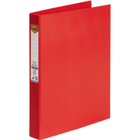 MARBIG PE BINDER A4 3D Ring 25Mm Red Red
