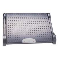 KENSINGTON ADJUSTABLE FOOTREST Height 20cm Black
