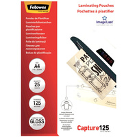 Fellowes Laminating Pouches A4 125 Micron Pack of 25