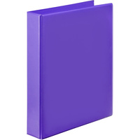 MARBIG CLEARVIEW INSERT BINDER A4 2D RING 38MM PURPLE
