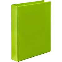 MARBIG CLEARVIEW INSERT BINDER A4 4D RING 50MM LIME