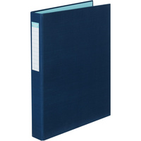 COLOURHIDE RING BINDER A4 2D Ring 25mm Navy