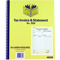SPIRAX BUSINESS BOOK 500 Tax Invoice and Statement Quarto