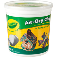 Crayola Air Dry Clay White 2.26kg