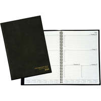 EXECUTIVE DIARY A5 Week To Opening Wiro Black