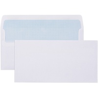 CUMBERLAND ENVELOPE DLX Self Seal Plain Secretive White Box of 500