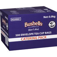 BUSHELLS BLUE LABEL TEA BAGS Enveloped Box of 500