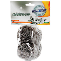 Northfork Stainless Steel Scourer Pack of 4