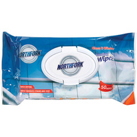 Northfork Glass and Window Wipes Pack of 50