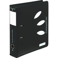 COLOURHIDE LEVER ARCH FILE A4 70mm Zipper Black