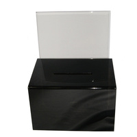 DEFLECT-O BALLOT BOX Lock,Header Smoke A4 Landscape