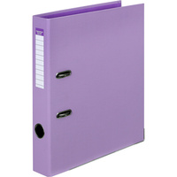 COLOURHIDE LEVER ARCH FILE A4 Plastic Purple Half Arch