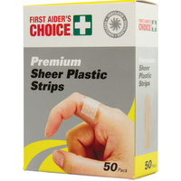 TRAFALGAR PLASTIC STRIPS FAC Plastic Strips Box of 50