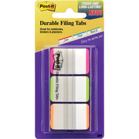 POST-IT DURABLE TABS 686L-PGO 25mm x 38mm Assorted Pack of 66