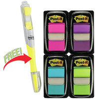 POST-IT FLAGS 680-PPBGVA 25mm x 44mm Assorted Pack of 200