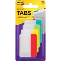 POST-IT DURABLE TABS 686-ALYR 50mm x 38mm Assorted Pack of 24