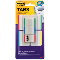 POST-IT DURABLE TABS 686-VAD1 25mm x 50mm Assorted Value Pack of 114