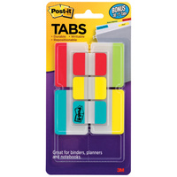 POST-IT DURABLE TABS 686-VAD2 25mm x 50mm Assorted Value Pack of 114