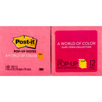 Post it Pop-Up Sticky Note R330-12AN 76mm x 76mm Neon