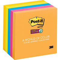 POST-IT SUPER STICKY NOTES 654-5SSUC 76mm x 76mm Rio De Janeiro Pack of 5