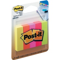 POST-IT PAGE MARKERS 670-5AN 12.7mm x 44.4mm Assorted Pack of 500