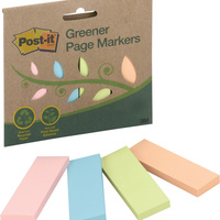 POST-IT PAGEMARKERS 671-4RP-A Greener Helsinki Assorted Pack of 200