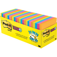 POST-IT SUPER STICKY NOTES 654-24SSAU-CP Rio De Janeiro 76x76mm Pack of 24