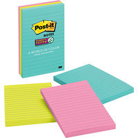POST-IT SUPER STICKY NOTES 660-3SSMIA 101mm x 152mm Miami Pack of 3