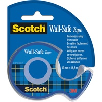 SCOTCH TAPE 183 Wall Safe Dispenser Clear 19mm X 16.5m