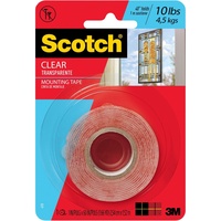 SCOTCH MOUNTING TAPE 410P 25mm x 1.5m Clear