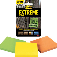 3M Post It Extreme Assorted Pack of 3