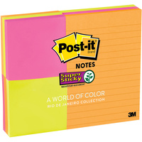 Post it Super Sticky Note 4633-9SSAU Rio Value Pack