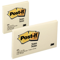 POST-IT 653 NOTES ORIGINAL 100Shts 36x48mm Yellow Pack of 12