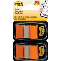 POST-IT FLAGS 680-OE2 25.4mm x 43.2mm Orange Twin Pack