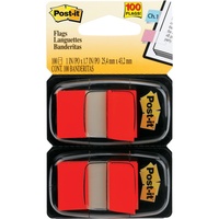 POST-IT FLAGS 680-RD2 25.4mm x 43.2mm Red Twin Pack