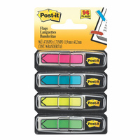 POST-IT FLAGS 684-ARR4 Mini Arrow Assorted Pack of 96