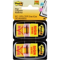 POST-IT FLAGS 680-SH2 11.9mm x 43.2mm Yellow Pack of 100