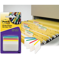 POST-IT DURABLE TABS 686A-1 50mm x 38mm Assorted Pack of 24