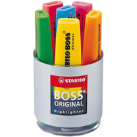 STABILO 7006 BOSS HIGHLIGHTER Cup Set of 6