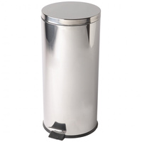 COMPASS STAINLESS STEEL Pedal Bin 30Litres