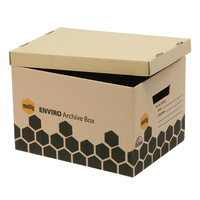 MARBIG ENVIRO ARCHIVE BOX 100% Recycled Brown Pack of 5