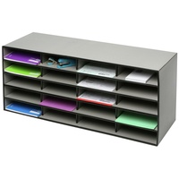 MARBIG LITERATURE SORTER 20 Comp. Grey